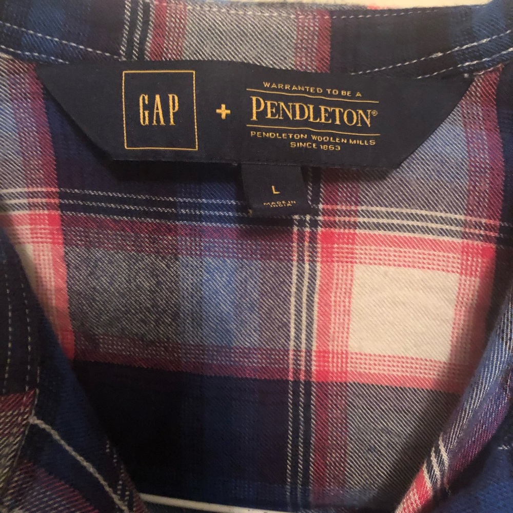 Gap Pendleton Plaid Button Down - image 2